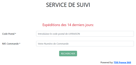 service suivi de colis