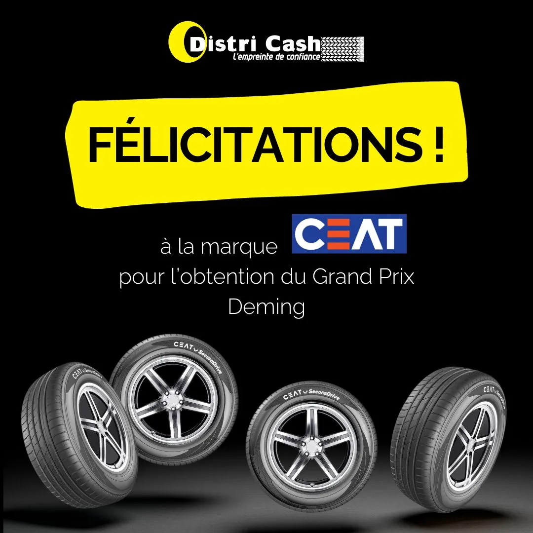 l'entreprise indienne ceat obtient le grand prix Deming